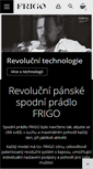 Mobile Screenshot of frigounderwear.cz