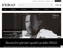 Tablet Screenshot of frigounderwear.cz
